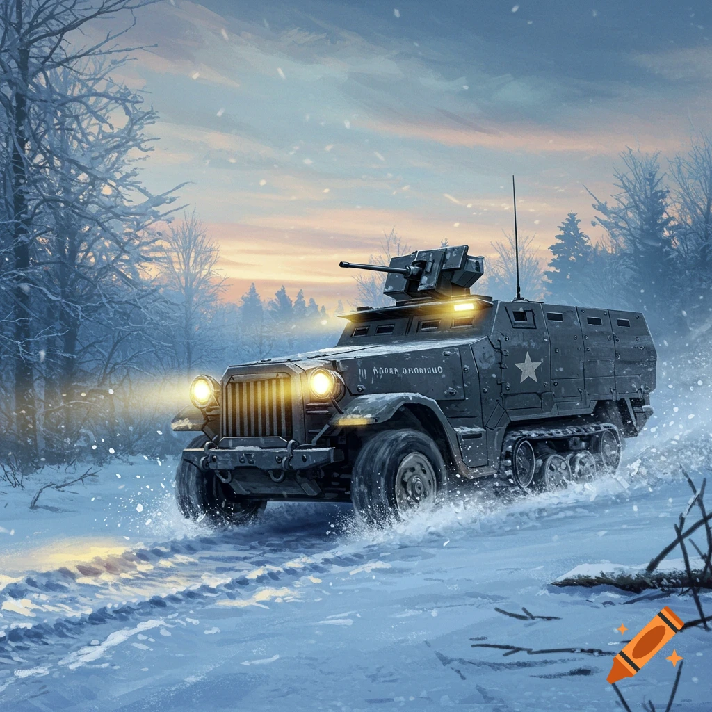 Steel Vanguard Half-Track Recon Carrier – All-Terrain Super Track
